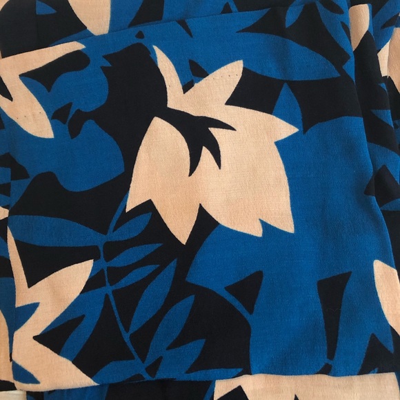 NWT LOFT bold print wide leg pants - Picture 6 of 6